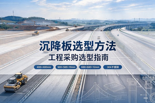 锡山沉降板选择方法