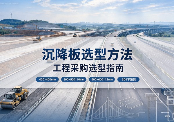 锡山沉降板选择方法